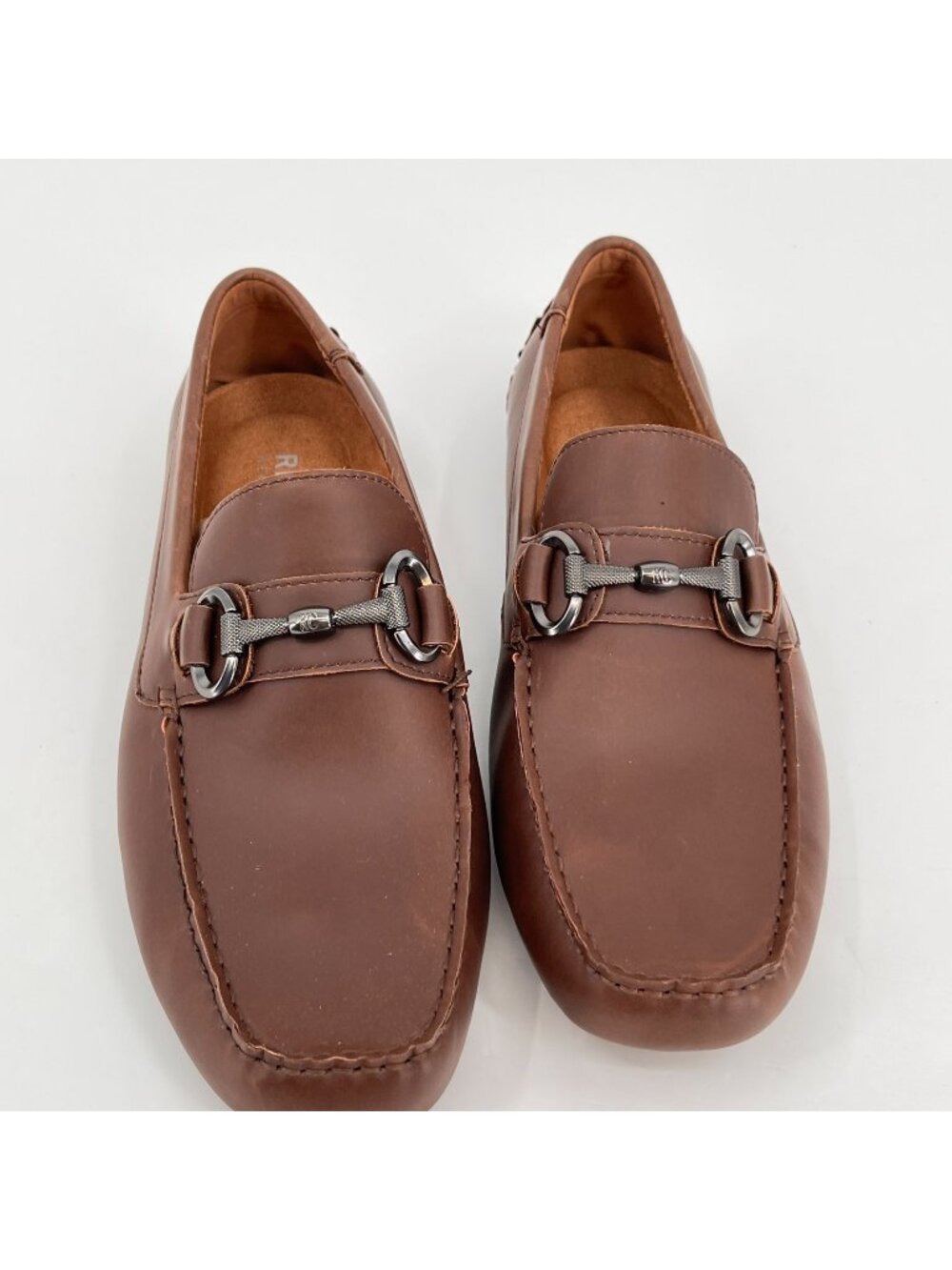 Kenneth Cole Reaction Lyon Bit Driver Size 8 M Espresso Slip-On Loafer Shoe